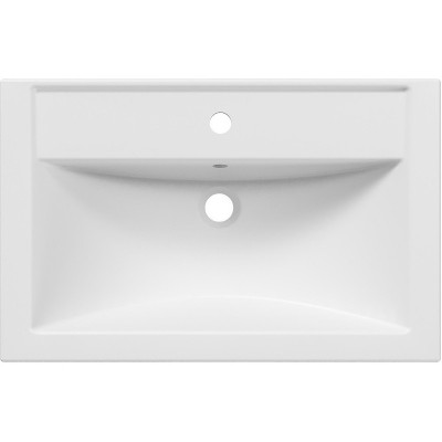 Раковина на столешницу белая 70x45x17см 1Marka Ц0000008359