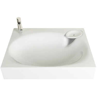 Раковина на столешницу белая 60x50x20см Marka One У71490