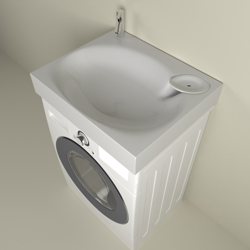 Раковина на столешницу белая 60x50x20см Marka One У71490