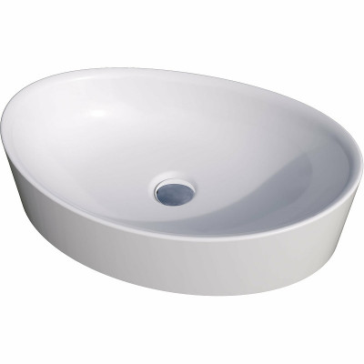 Раковина на столешницу белая 53x35x14.5см Marka One У98808