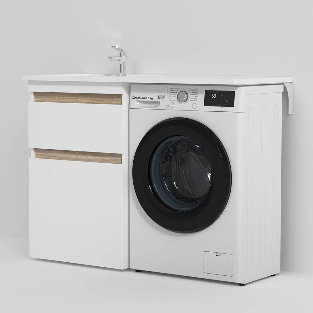 База под столешницу для стиральной машины белая 60см Am.pm X-Joy M85AFSX0602WG