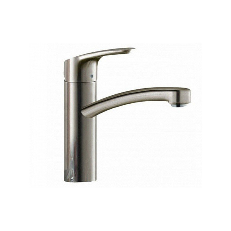Смеситель для кухни, Focus, высокий излив, цвет сталь, Hansgrohe 31806800