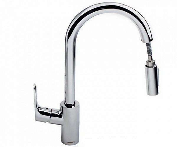 Смеситель Hansgrohe Focus для кухонной мойки с выдвижным душем 31815000, хром