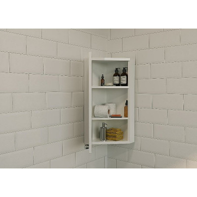 Шкафчик в ванную угловой белый 42x70см 1Marka У99317
