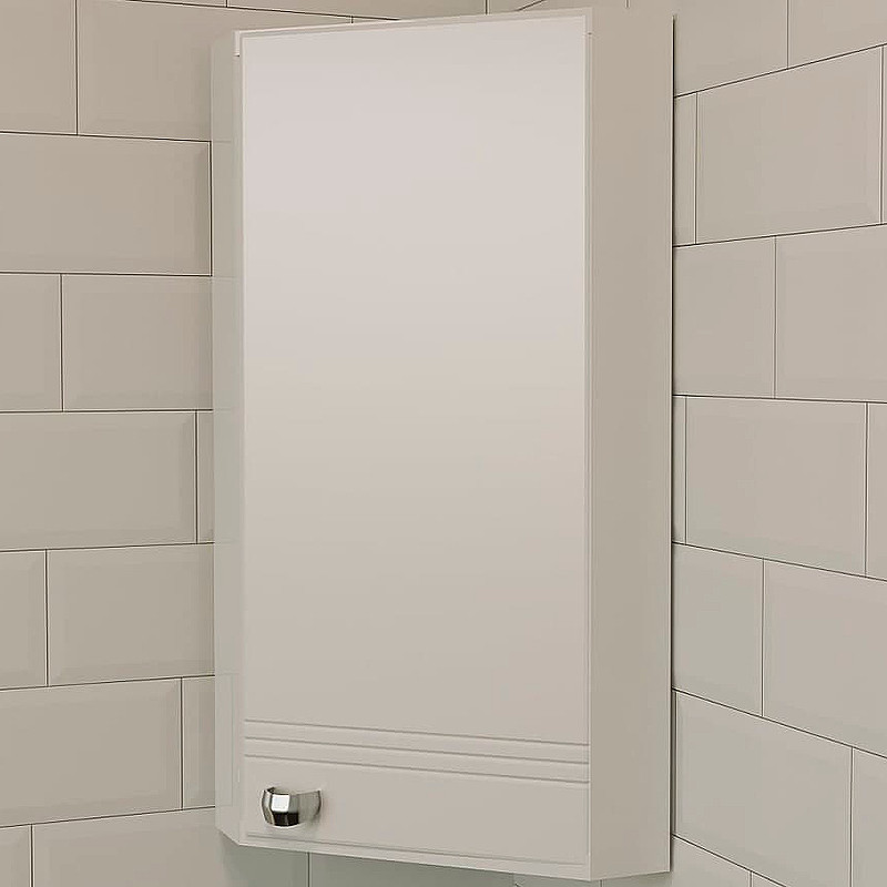 Шкафчик в ванную угловой белый 42x70см 1Marka У99318