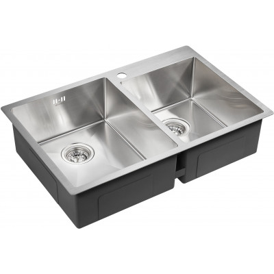 Мойка из нержавеющей стали 78х51х20см сталь Paulmark PM237851-BS