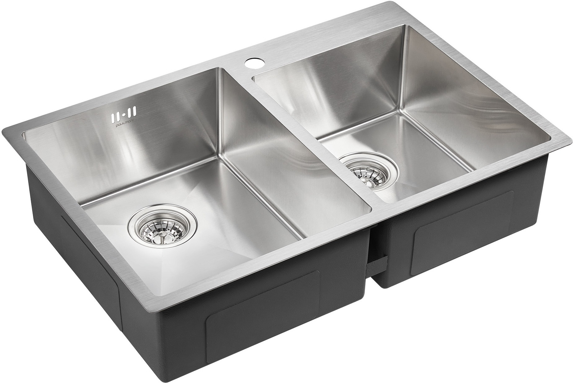 Мойка из нержавеющей стали 78х51х20см сталь Paulmark PM237851-BS