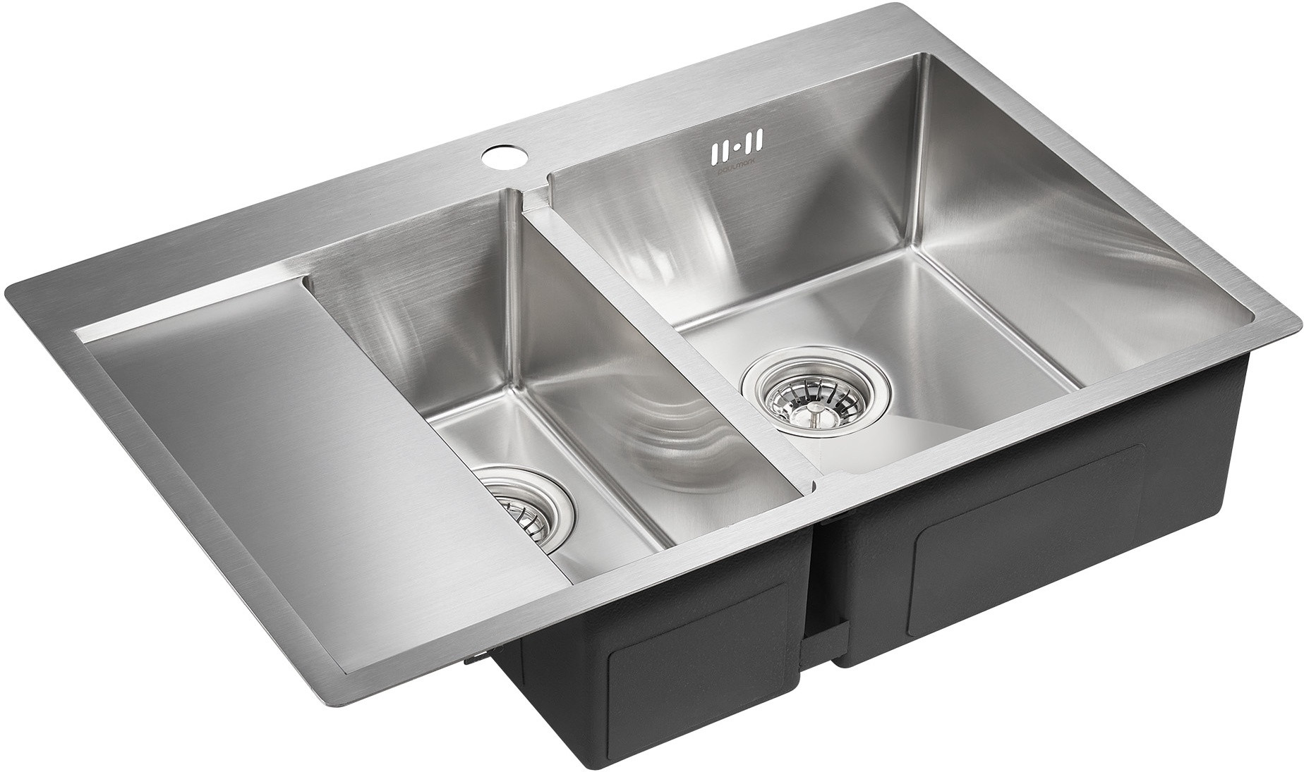 Мойка из нержавеющей стали 78х51х20см сталь Paulmark PM227851-BSR