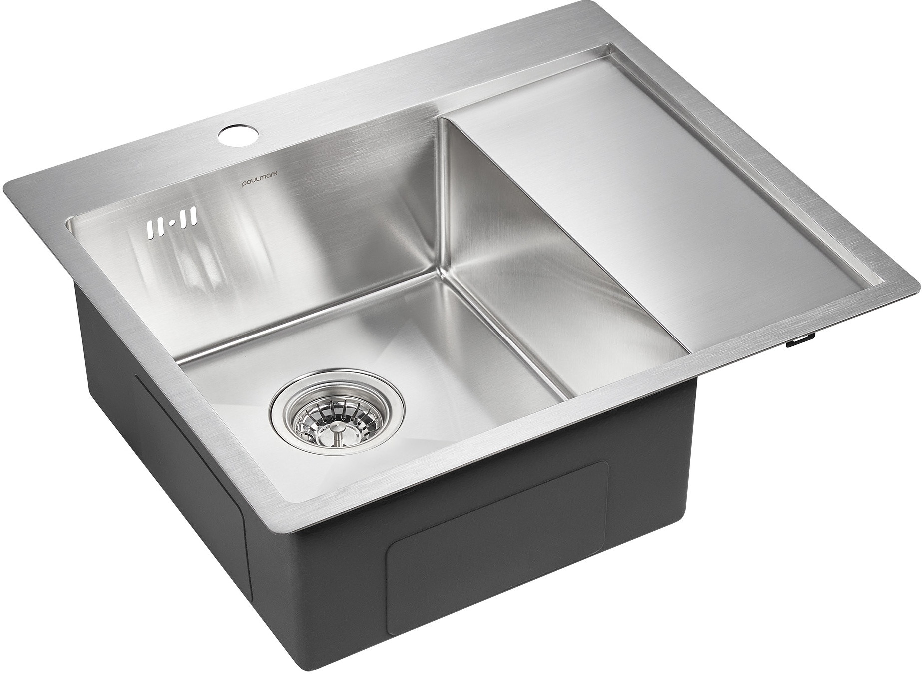 Мойка из нержавеющей стали 59х51х20см сталь Paulmark PM225951-BSL