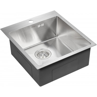 Мойка из нержавеющей стали 51х45х20см сталь Paulmark PM214551-BS