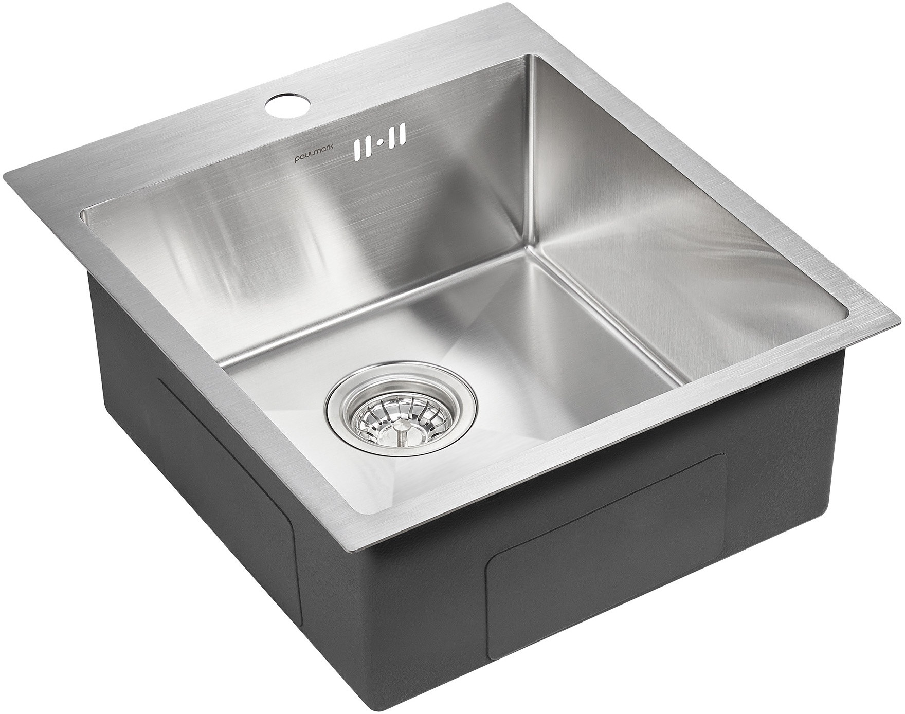 Мойка из нержавеющей стали 51х45х20см сталь Paulmark PM214551-BS
