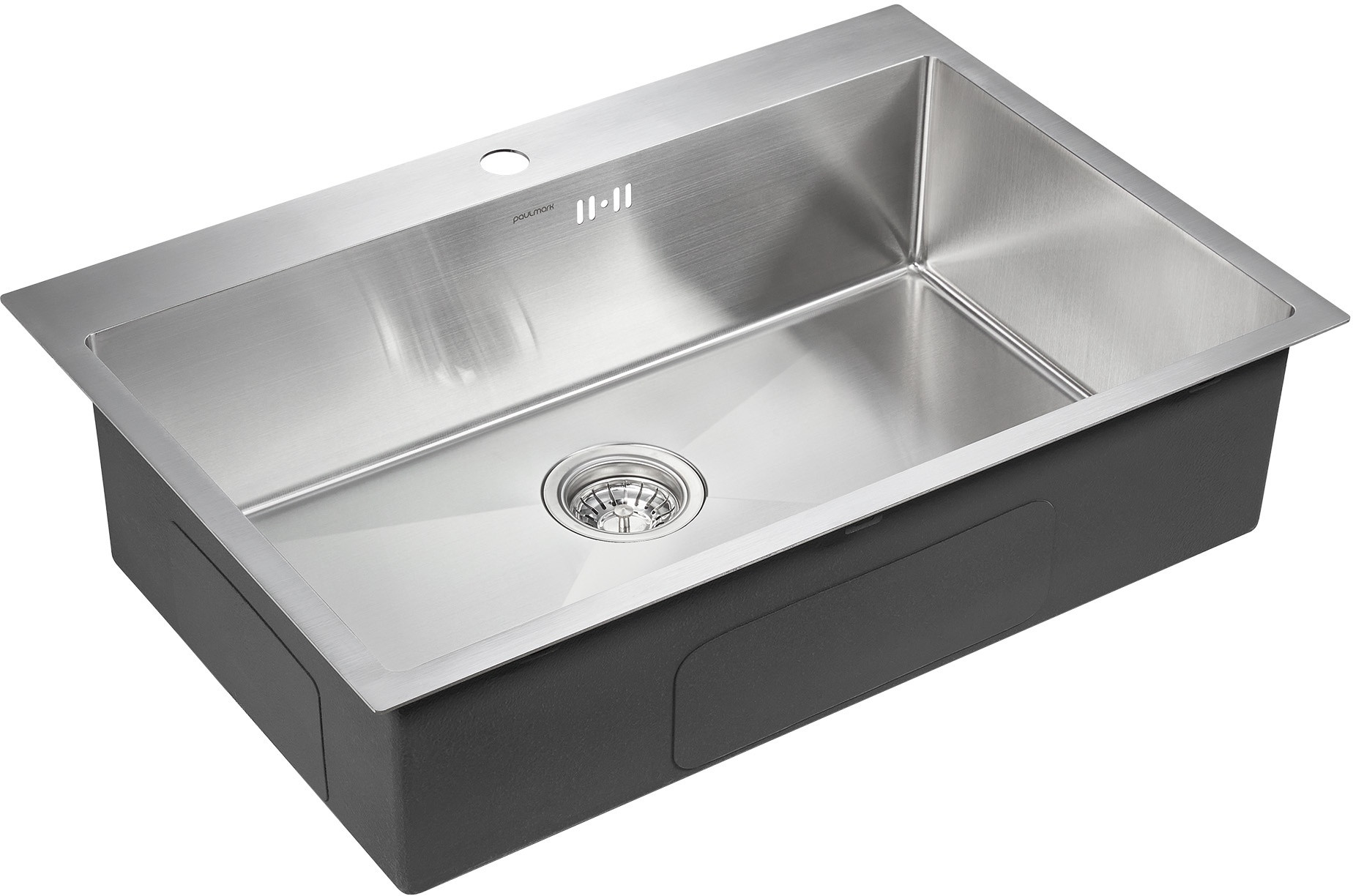 Мойка из нержавеющей стали 51х75х20см сталь Paulmark PM217551-BS