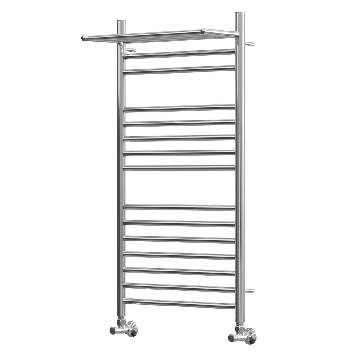 Полотенцесушитель водяной Point PN10150SP П14 500x1000 с полкой, хром