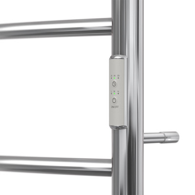 Полотенцесушитель электрический Point PN04858P П5 500x800 с полкой, диммер справа, хром артикул: PN04858P