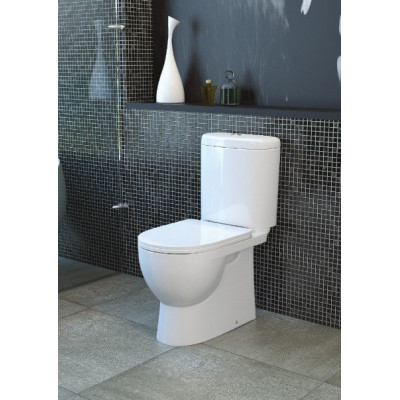 Унитаз компакт Sanita Luxe Art Comfort Белый с быстросъемным сиденьем soft-close