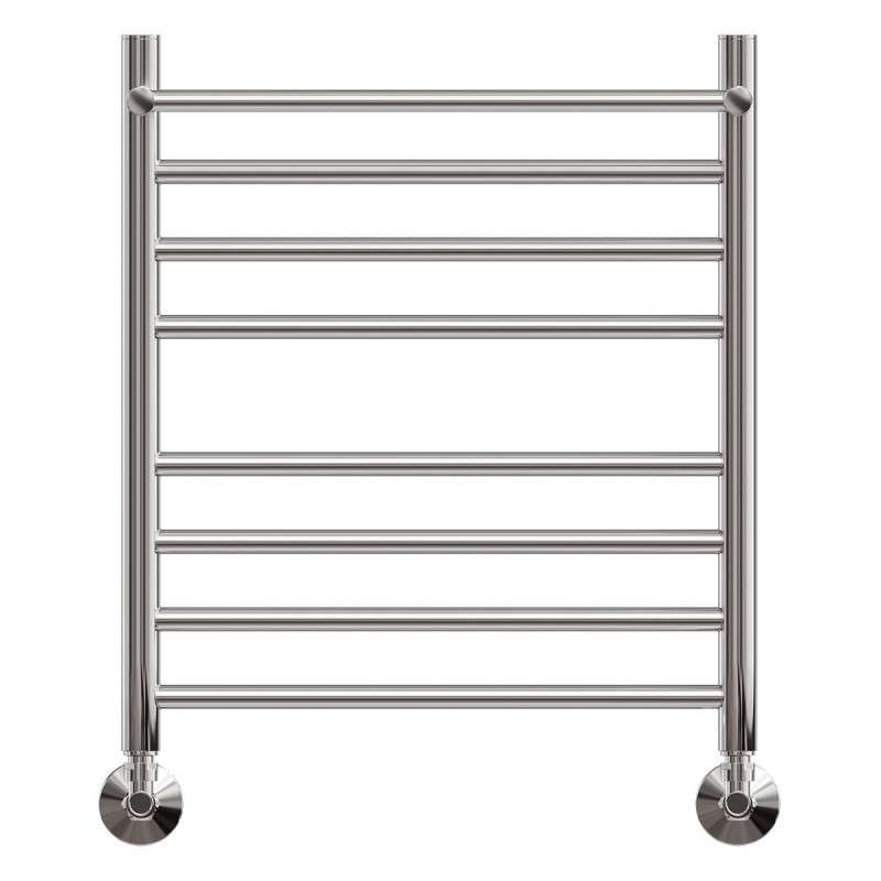 Полотенцесушитель водяной Point PN10156SP П7 500x600 с полкой, хром