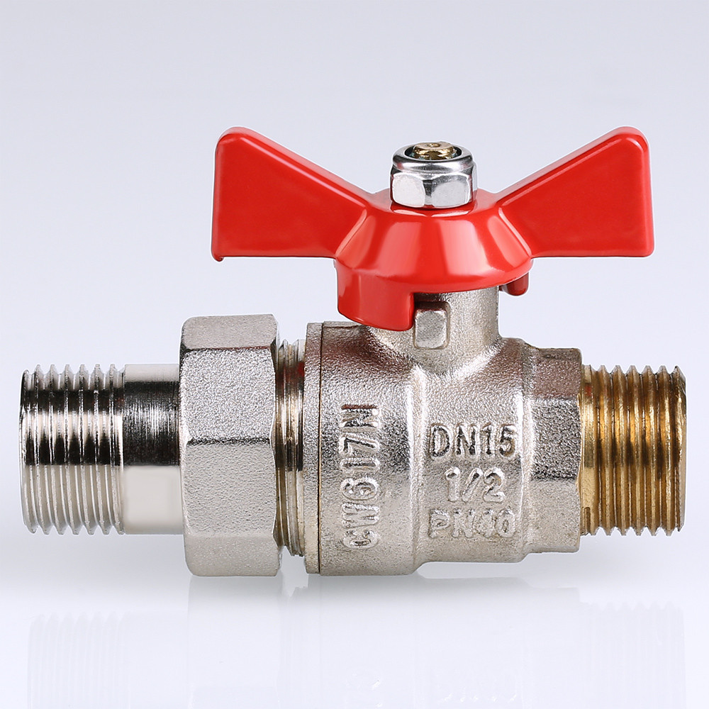 Кран шаровой Valtec BASE "Американка" Ду 15 "бабочка" VT.226.N.04