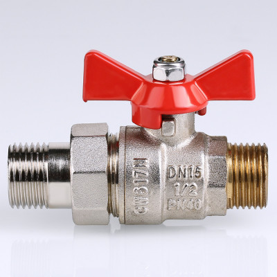 Кран шаровой Valtec BASE "Американка" Ду 20 "бабочка" VT.226.N.05