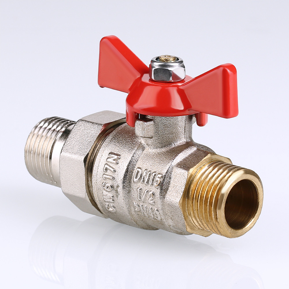 Кран шаровой Valtec BASE "Американка" Ду 20 "бабочка" VT.226.N.05