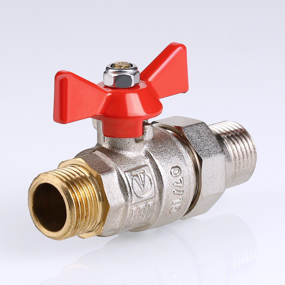 Кран шаровой Valtec BASE "Американка" Ду 20 "бабочка" VT.226.N.05