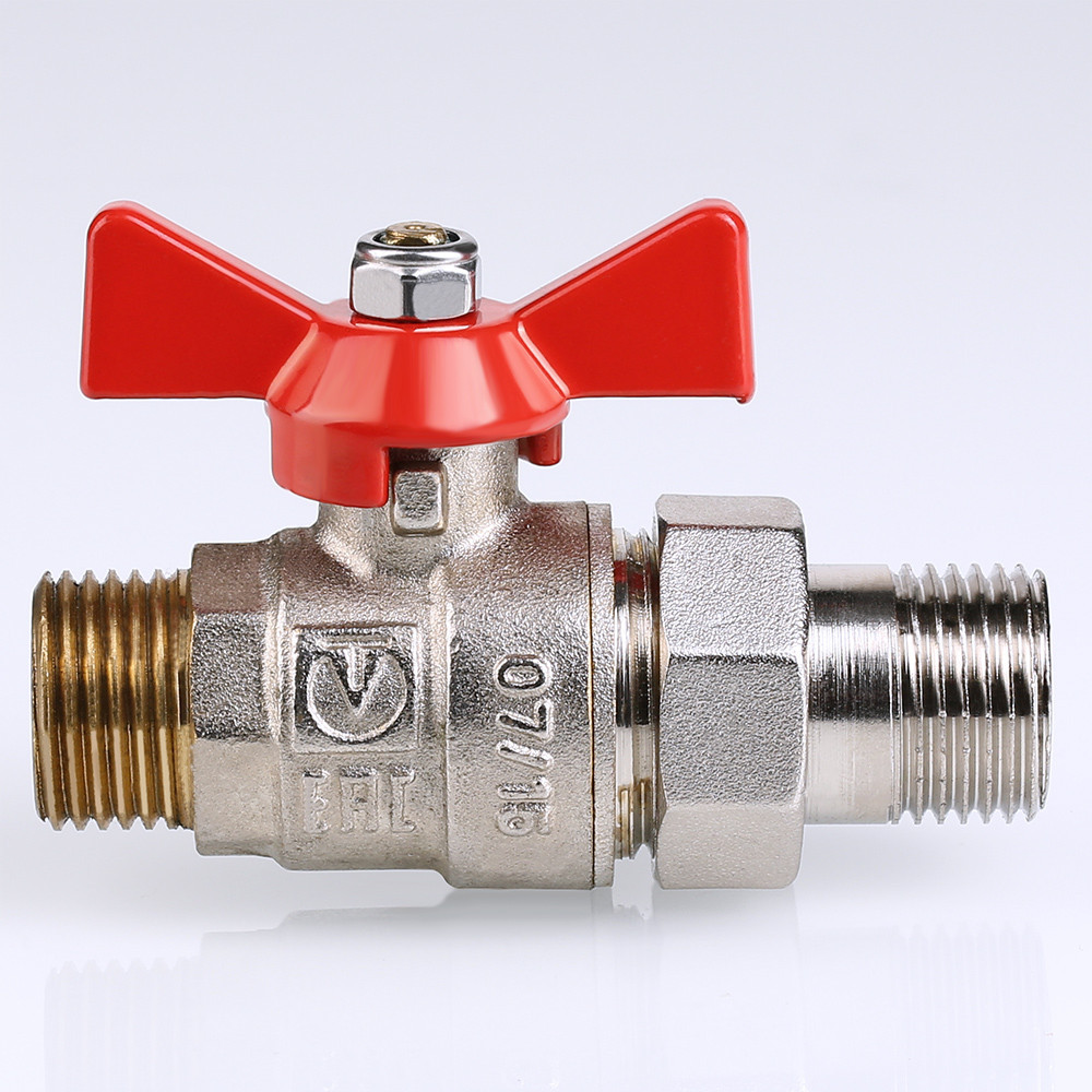Кран шаровой Valtec BASE "Американка" Ду 20 "бабочка" VT.226.N.05