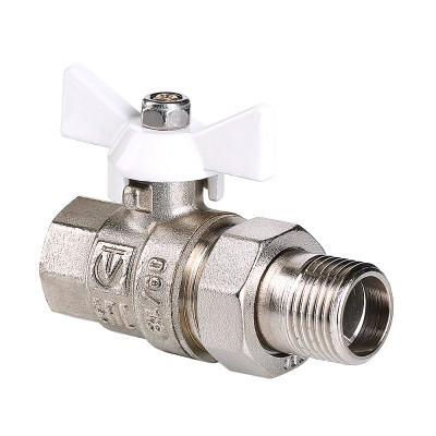 Кран шаровой Valtec BASE "Американка" Ду 15 "бабочка" VT.227.NW.04
