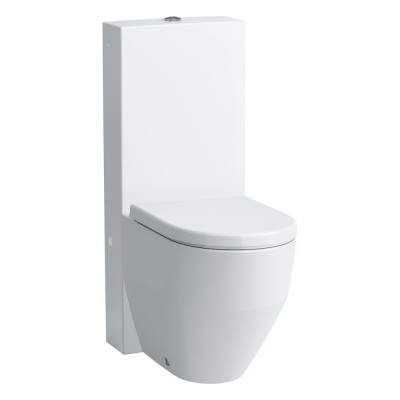 Напольный унитаз Laufen Pro, безободковый, с глубоким смыванием, выпуск Vario, приставной, белый
