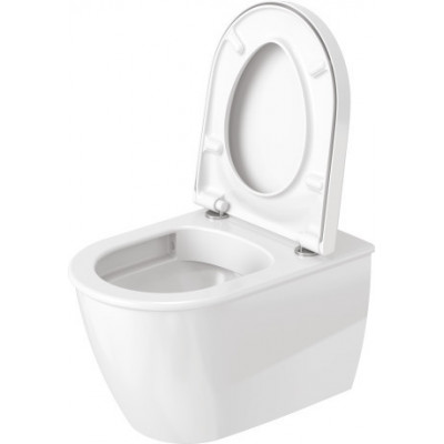 Сиденье для унитаза Duravit Darling New, петли: нерж. сталь, без автоматического закрывания, белый Alpin
