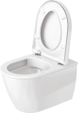 Сиденье для унитаза Duravit Darling New, петли: нерж. сталь, без автоматического закрывания, белый Alpin