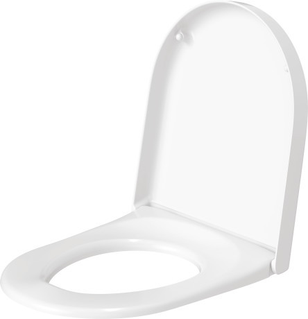Сиденье для унитаза Duravit Darling New, петли: нерж. сталь, без автоматического закрывания, белый Alpin