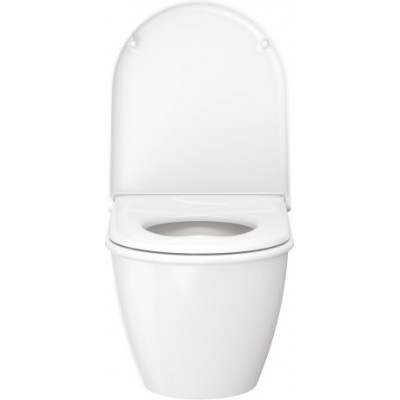 Сиденье для унитаза Duravit Darling New, петли: нерж. сталь, без автоматического закрывания, белый Alpin
