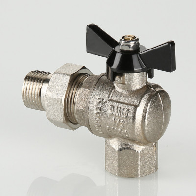 Кран шаровой американка угловой PERFECT усиленный  Ду 20 Valtec VT.328.N.05