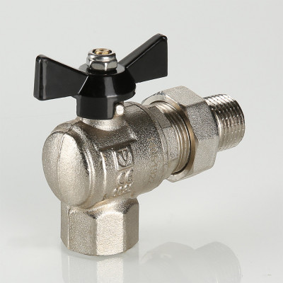 Кран шаровой американка угловой PERFECT усиленный  Ду 20 Valtec VT.328.N.05