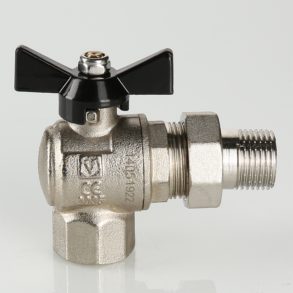 Кран шаровой американка угловой PERFECT усиленный  Ду 20 Valtec VT.328.N.05