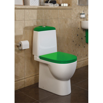 Унитаз-компакт Sanita Luxe Best Green быстросъемное сиденье дюропласт soft close