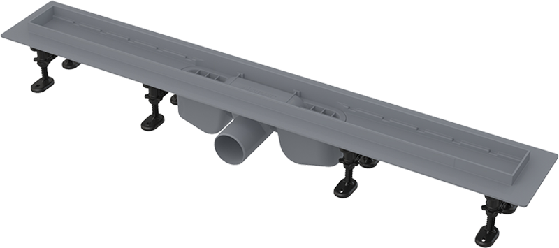 Водоотводящий желоб Alcadrain APZ12 OPTIMAL-950 с порогами для перфорированной решетки или решетки под кладку плитки