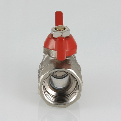 Кран шаровой VALTEC COMPACT Ду20 г.ш. ручка бабочка VT.093.N.05