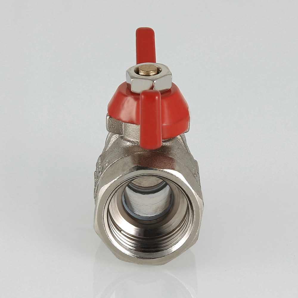 Кран шаровой VALTEC COMPACT Ду20 г.ш. ручка бабочка VT.093.N.05