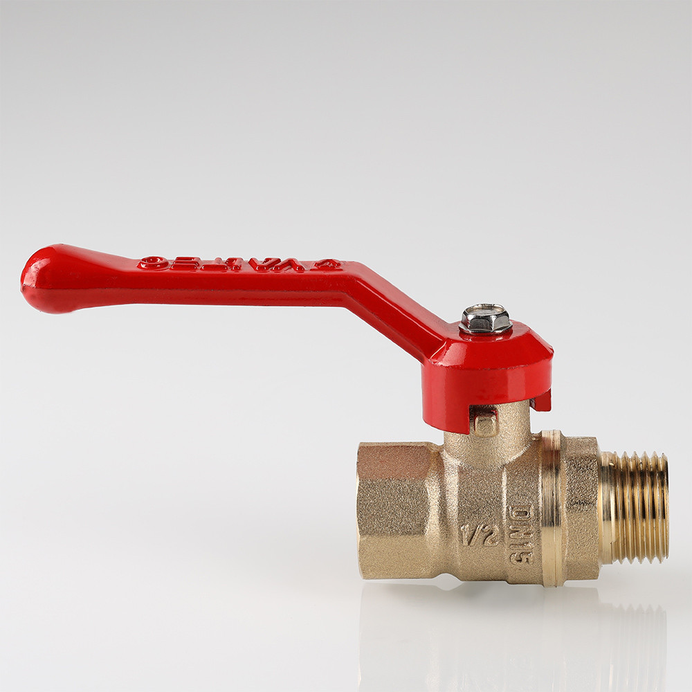 Кран шаровой VALTEC СТАНДАРТ PN40 Ду20 г.ш. ручка рычаг VT.121.GN.05
