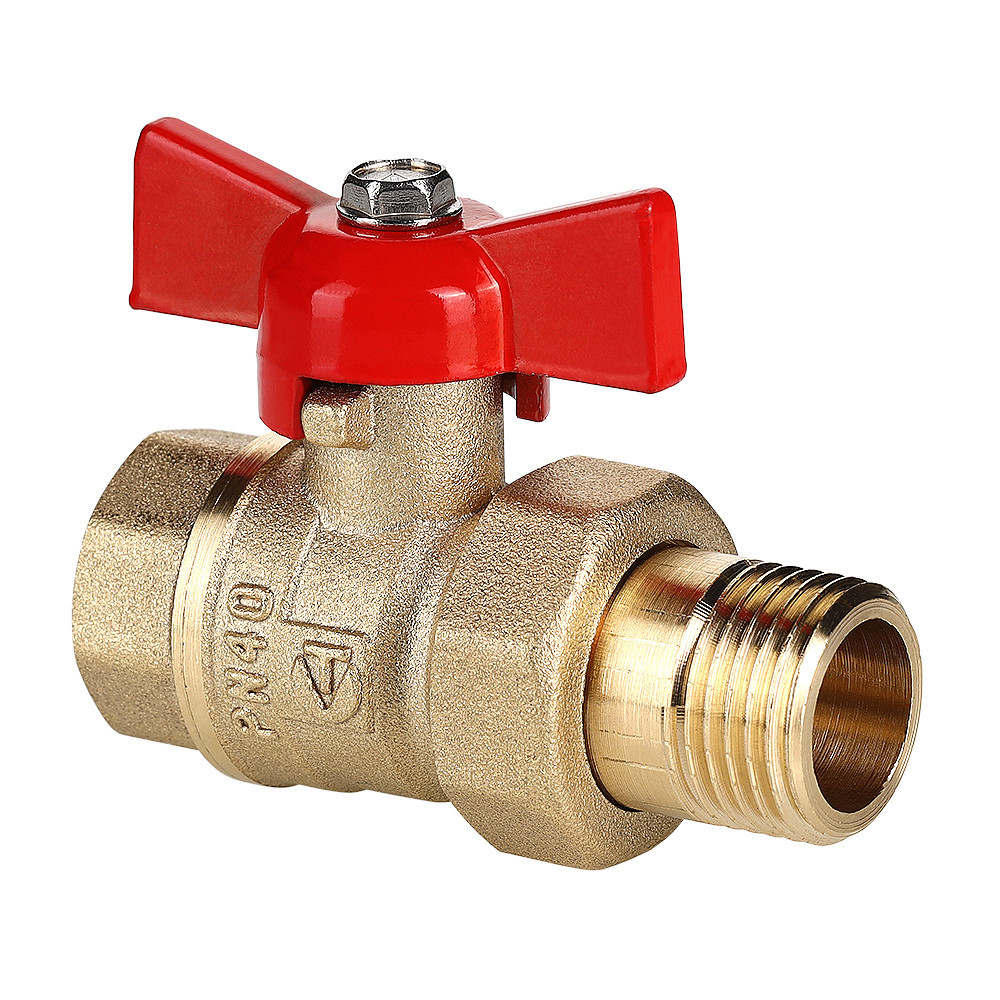 Кран шаровой VALTEC СТАНДАРТ PN40 Ду20 американка VT.127.GN.05