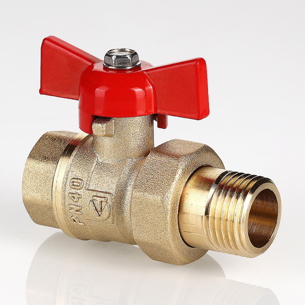 Кран шаровой VALTEC СТАНДАРТ PN40 Ду20 американка VT.127.GN.05