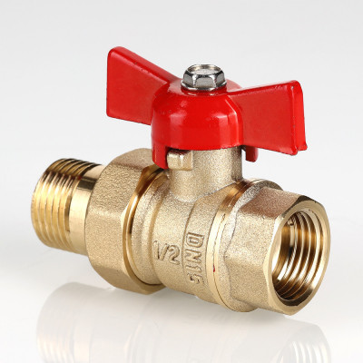 Кран шаровой VALTEC СТАНДАРТ PN40 Ду20 американка VT.127.GN.05