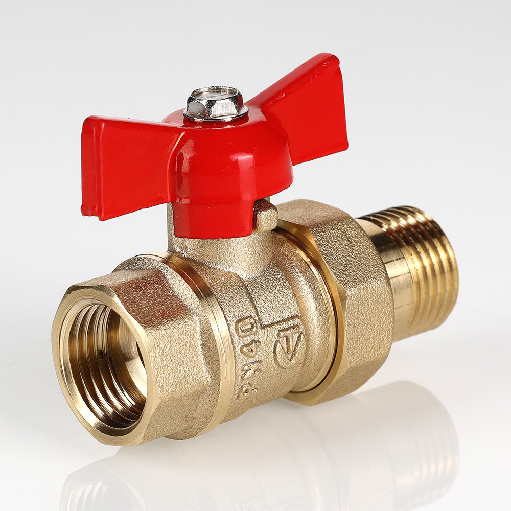 Кран шаровой VALTEC СТАНДАРТ PN40 Ду20 американка VT.127.GN.05