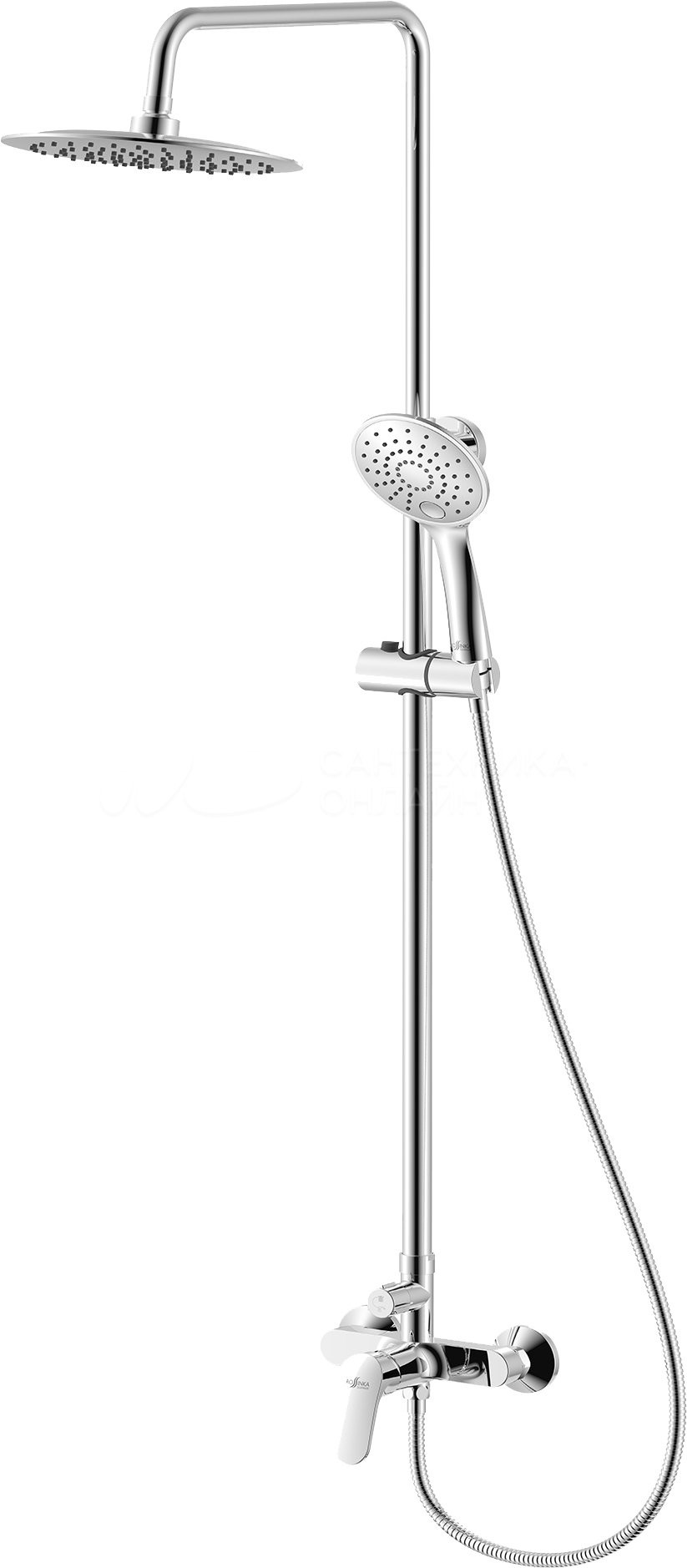 Душевая система хром Rossinka RS45-45