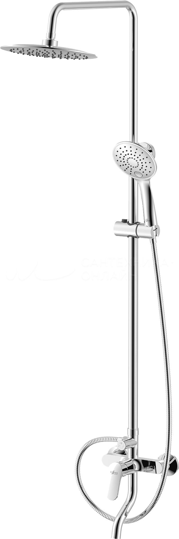 Душевая система хром Rossinka RS45-46