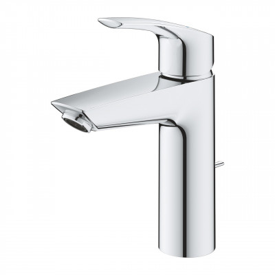 Смеситель однорычажный для раковины Grohe Eurosmart M-Size, с донным клапаном, хром, 23322003