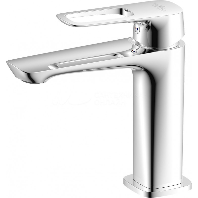 Смеситель для раковины хром Rossinka RS46-11