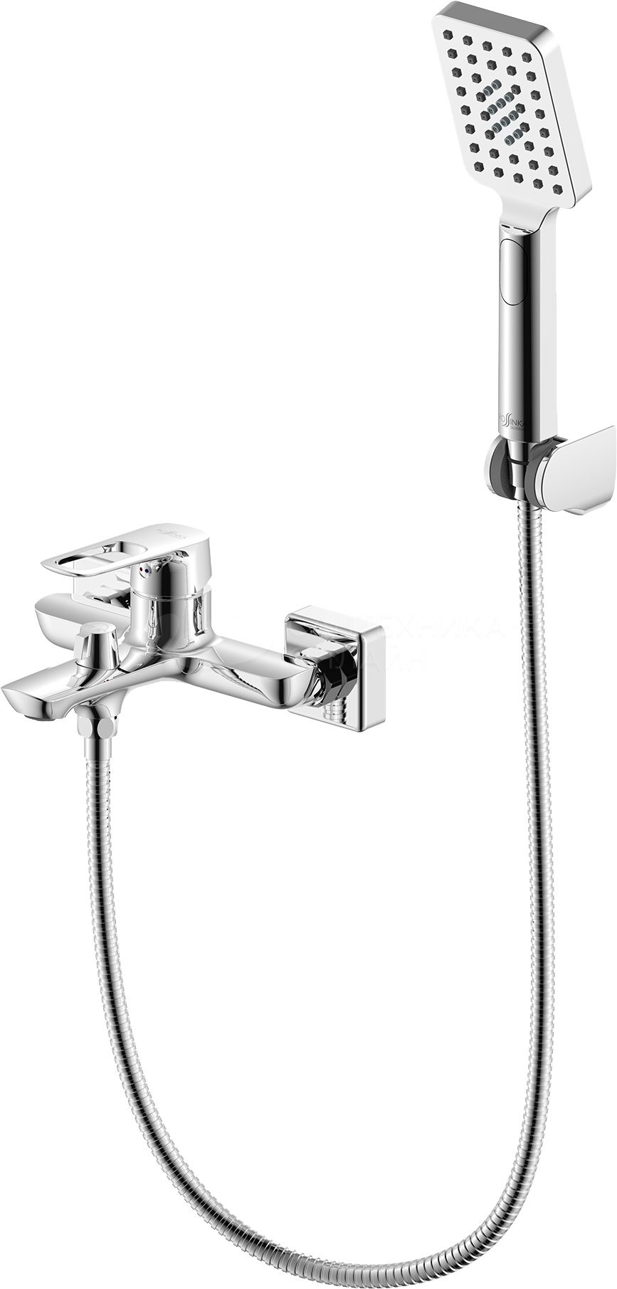 Смеситель для ванны хром Rossinka RS46-30
