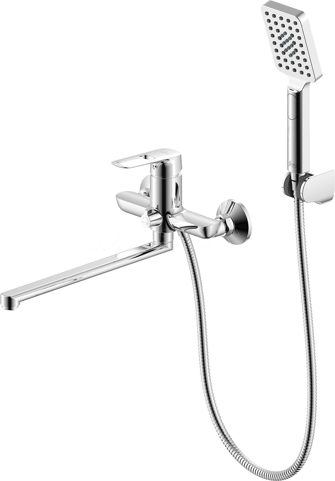 Смеситель для ванны хром Rossinka RS46-32