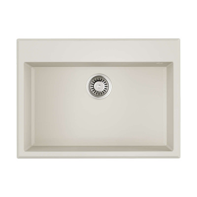 Мойка Omoikiri TEDORI 68 WH, 620x380мм, искусственный гранит TETOGRANIT, белый, 4993967